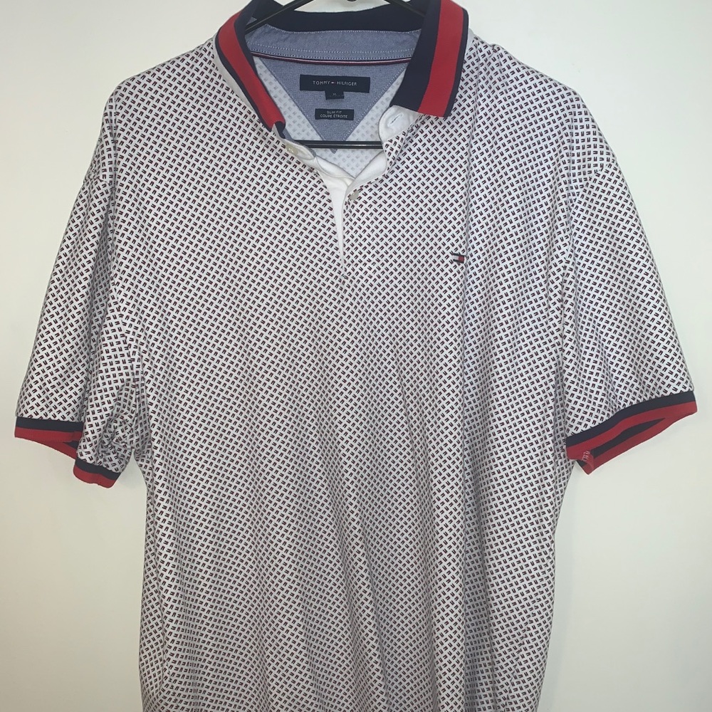 Tommy Hilfiger Patterned Polo